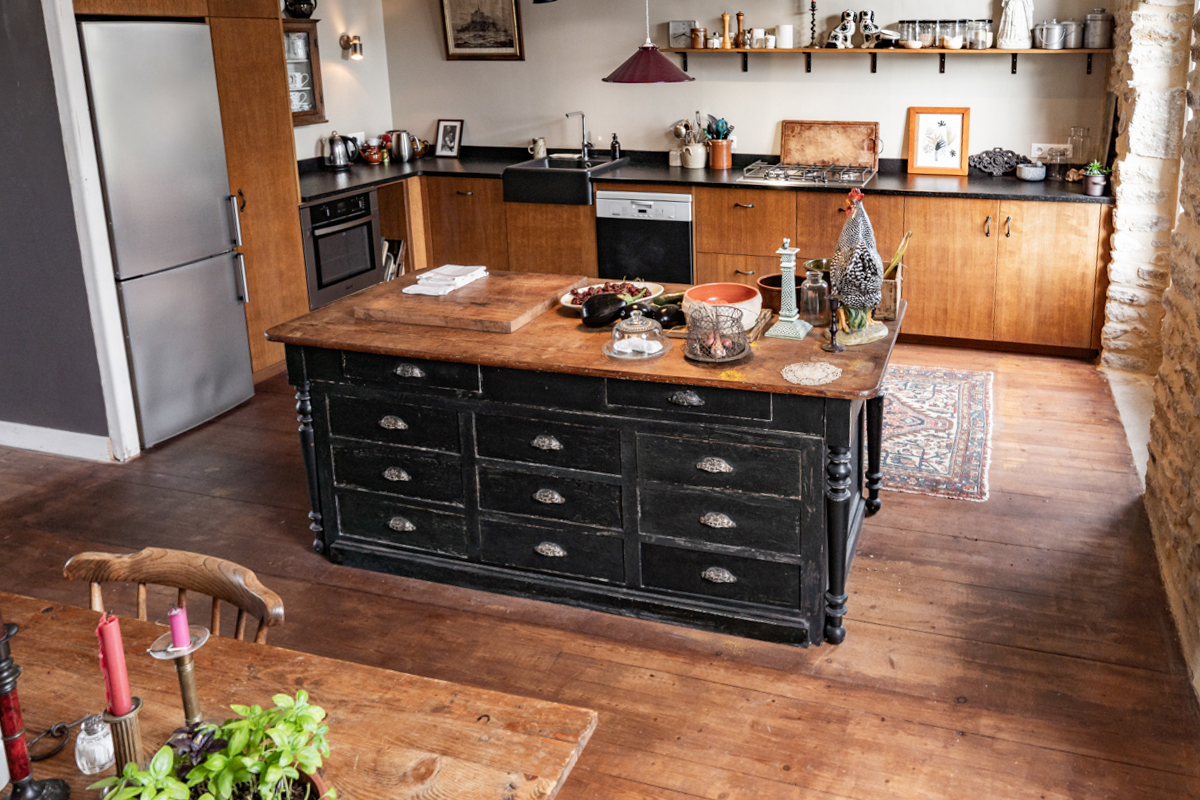 Photo architecture intérieure cuisine sur mesure Normandie