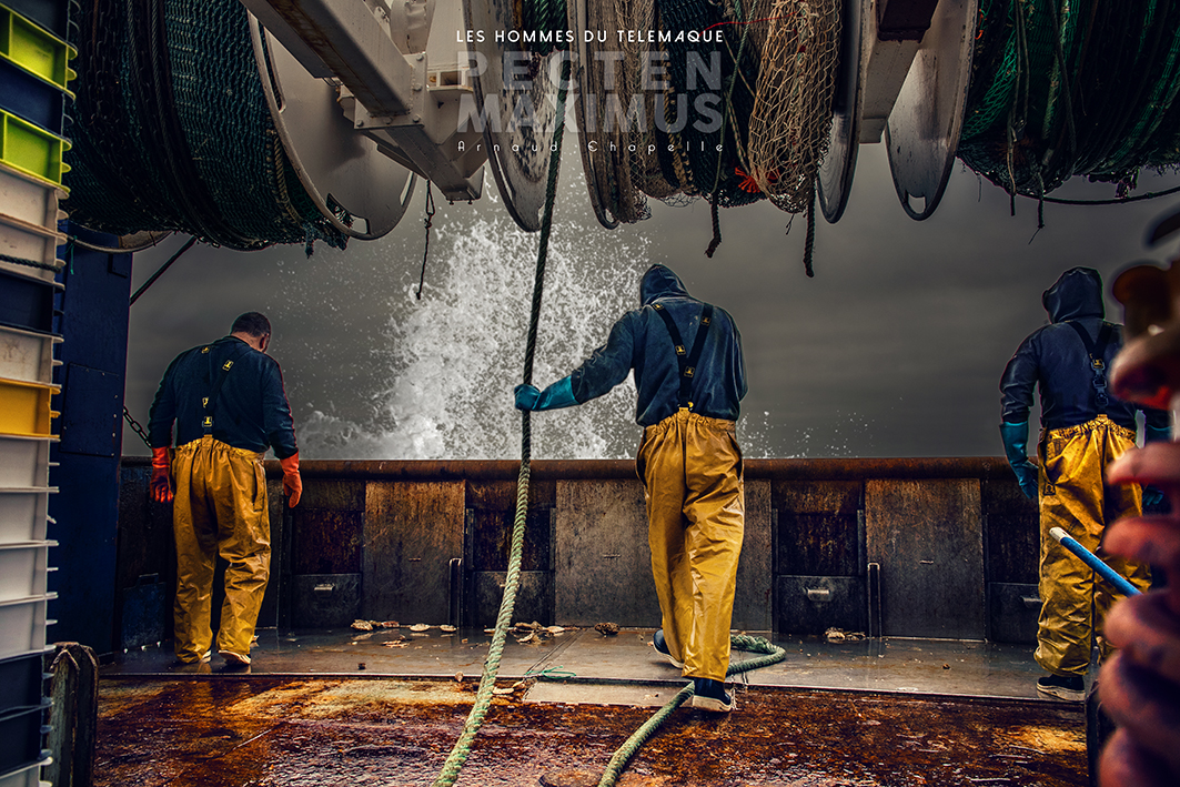 Photographe corporate reportage mer Manche - hommes du Télémaque
