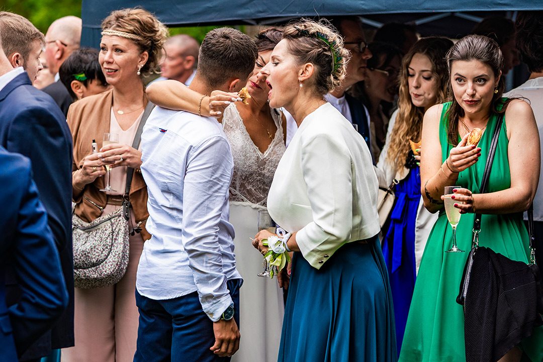 Photographe mariage Calvados — cocktail vin d'honneur reportage — Arnaud Chapelle